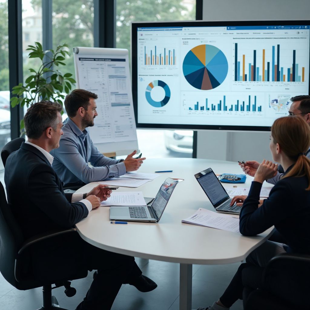 Equipo en reunión estratégica